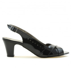 Sandali donna 1204 vernice nera