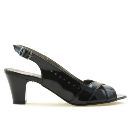 Sandali donna 1204 vernice nera