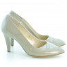 Scarpe eleganti donna 1231 vernice beige