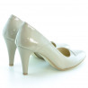Scarpe eleganti donna 1231 vernice beige