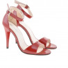 Sandali donna 1238 vernice rossa
