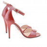 Sandali donna 1238 vernice rossa