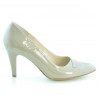 Scarpe eleganti donna 1231 vernice beige