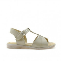 Sandali per bambini piccoli 40c vernice beige