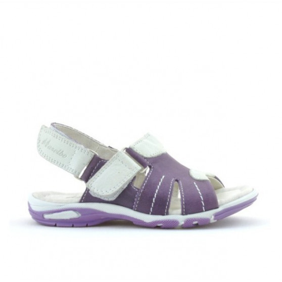 Sandali bambini piccoli 41c viola+bianco