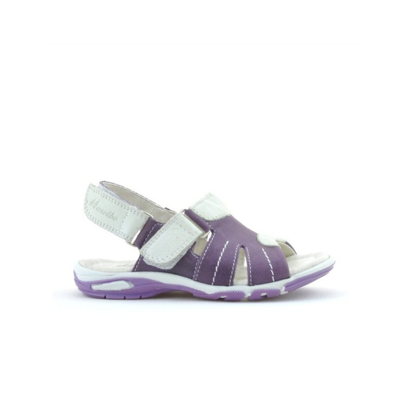 Sandali bambini piccoli 41c viola+bianco