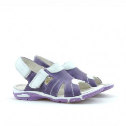 Sandali bambini piccoli 41c viola+bianco