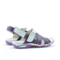 Sandali bambini piccoli 41c viola+bianco