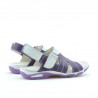 Sandali bambini piccoli 41c viola+bianco
