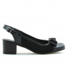 Sandali donna 5013 vernice nero combinato