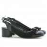 Sandali donna 5013 vernice nero combinato