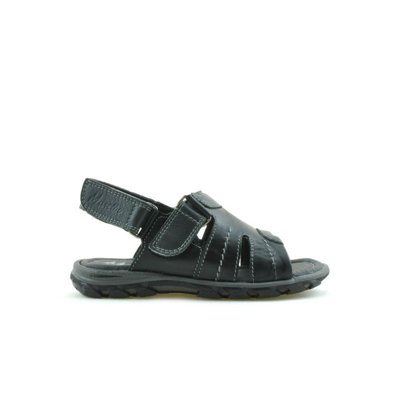 Sandali per bambini piccoli 41c nero+grigio
