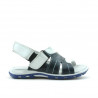 Sandali bambini piccoli 41c indaco+bianco