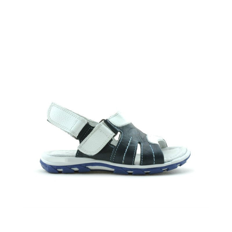 Sandali bambini piccoli 41c indaco+bianco
