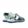 Sandali bambini piccoli 41c indaco+bianco