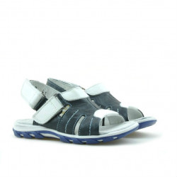 Sandali bambini piccoli 41c indaco+bianco