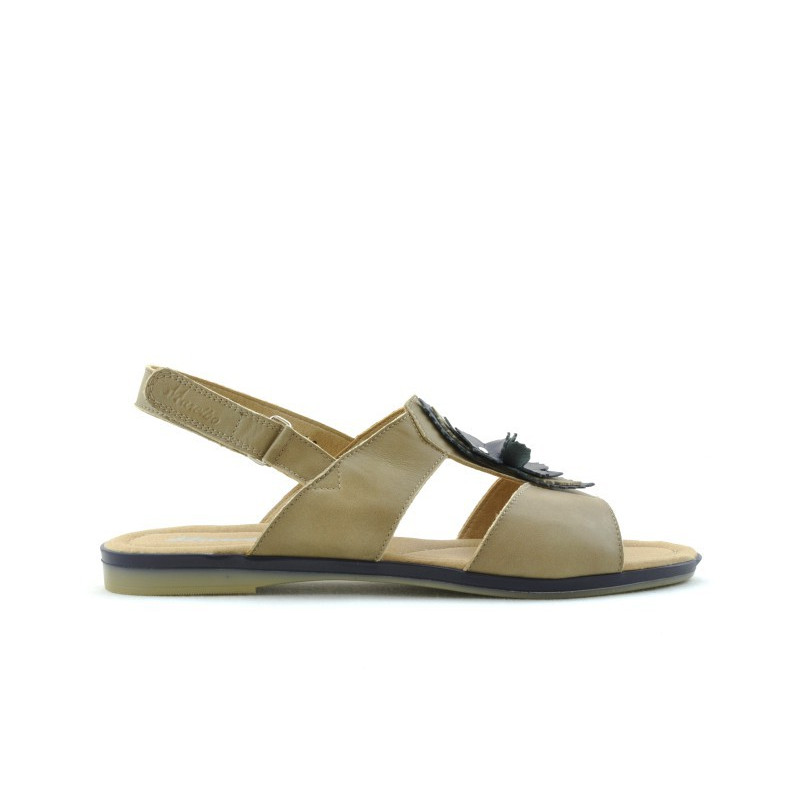 Sandali donna 5009 marrone+indaco