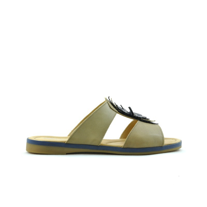 Sandali donna 5008 marrone+indaco