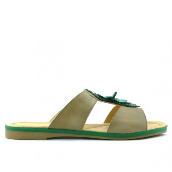 Sandali donna 5008 marrone+verde