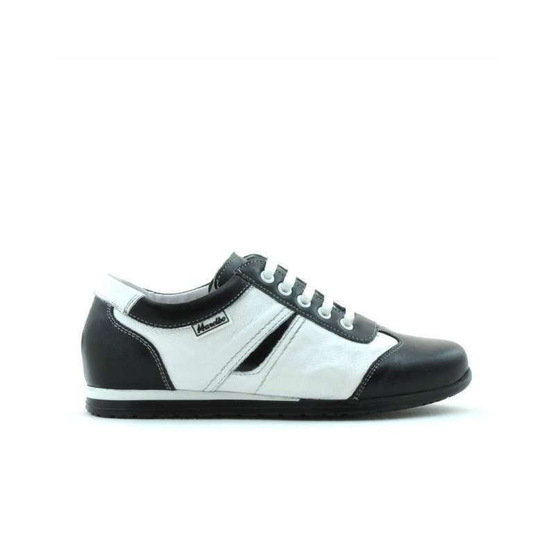Scarpe bambini 136 nero+bianco