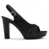 Sandale donna 597 velluto nero