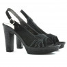 Sandale donna 597 velluto nero