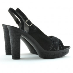 Sandale donna 597 velluto nero