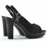 Sandale donna 597 velluto nero
