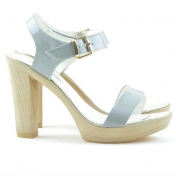 Sandali donna 5022 vernice grigia