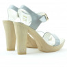 Sandali donna 5022 vernice grigia