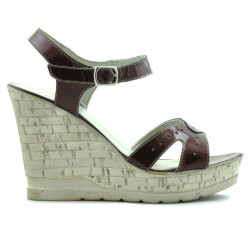 Sandali donna 5021 vernice bordeaux