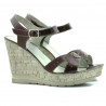 Sandali donna 5021 vernice bordeaux