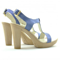 Sandali donna 5018 blu perla