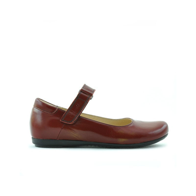 Scarpe bambini 125 vernice bordeaux