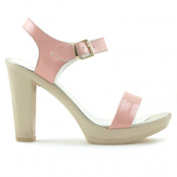 Sandali donna 5022 vernice rosa