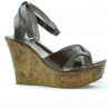Sandali donna 5017 vernice bordeaux