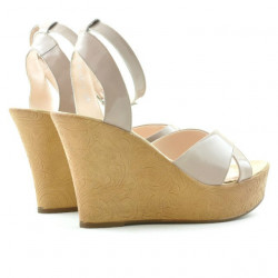 Sandali donna 5017 vernice nude