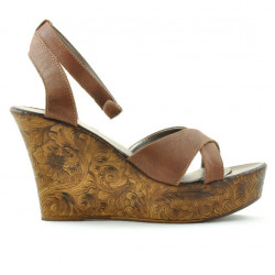 Sandali donna 5017 marrone perlato