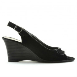 Sandali donna 596 nero velour