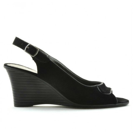 Sandali donna 596 nero velour