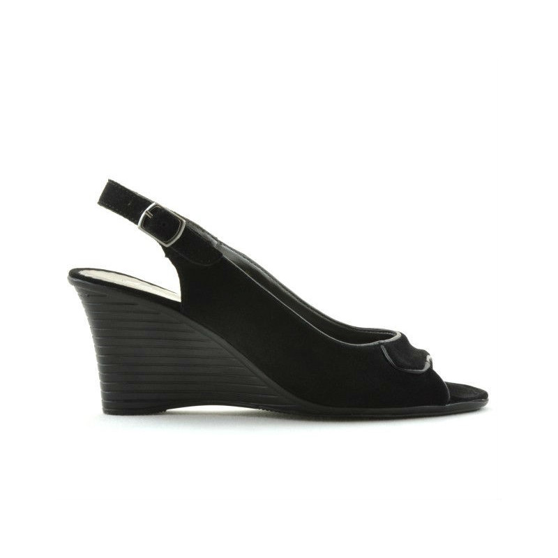Sandali donna 596 nero velour