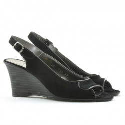 Sandali donna 596 nero velour