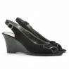 Sandali donna 596 nero velour