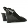 Sandali donna 596 nero velour