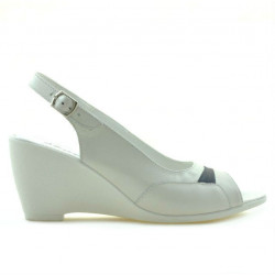 Sandali donna 599 bianco+indaco