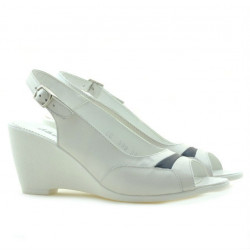 Sandali donna 599 bianco+indaco