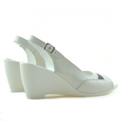 Sandali donna 599 bianco+indaco