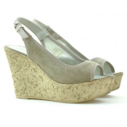 Sandali donna 5001 sabbia camoscio