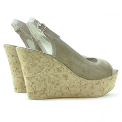 Sandali donna 5001 sabbia camoscio