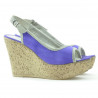 Sandali donna 5001 viola velluto
